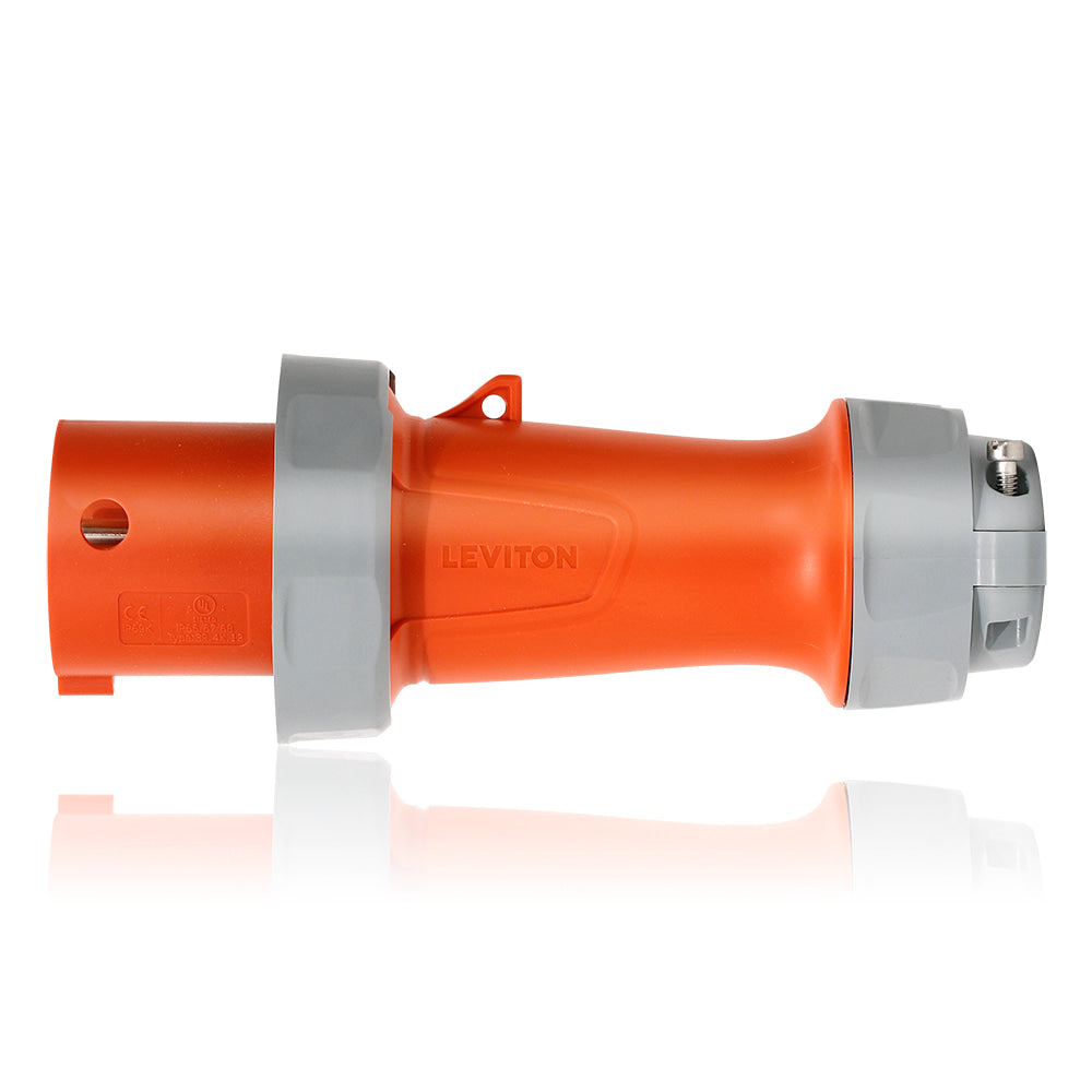 Leviton 460P12WLEV | LEV Series IEC Pin & Sleeve Plug