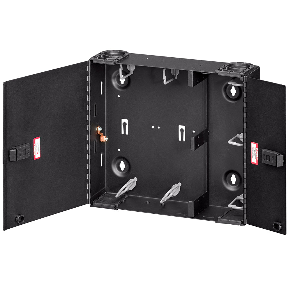 Leviton 5WMED-4C | Medium SDX Wall-Mount Fiber Enclosure, empty with dual door, no lock