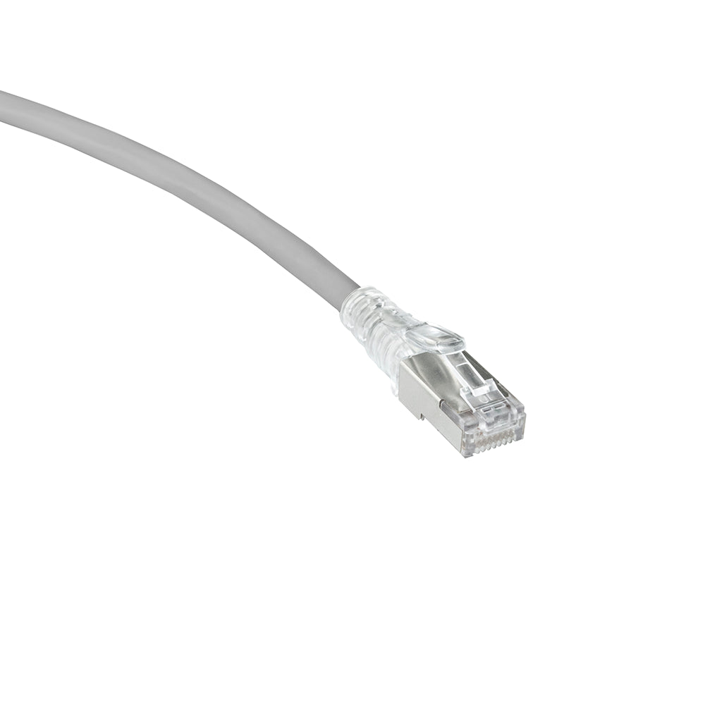 Leviton 6S560-7S | Atlas-X1 Cat 6 Shielded Patch Cord, 7 ft (2.1 m), gray