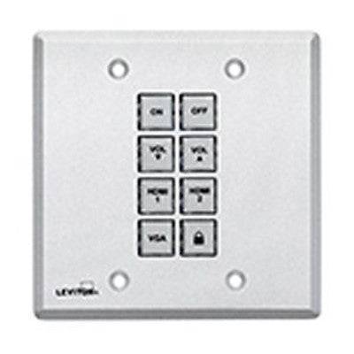 Leviton 41920-CP8 | 8-Button Control Panel Wallplate