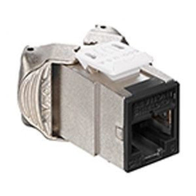 Leviton 61SJK-RE6 | Atlas-X1 Cat 6 Shielded QuickPort Jack, Black