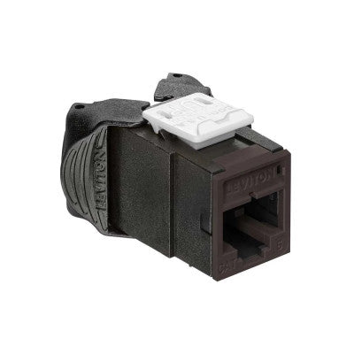 Leviton 61UJK-RB6 | Atlas-X1 Cat 6 UTP QuickPort Jack, Brown