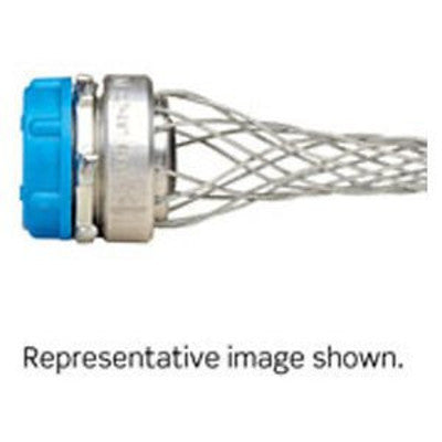 Leviton L7505 | 1 Inch, Straight, Male, Anodized Aluminum Body, Wide-Range Strain-Relief, .700 - .970 Cord Range