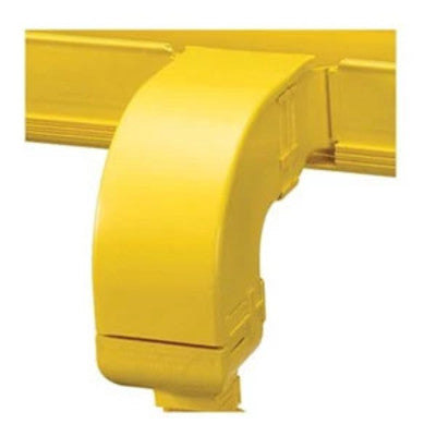 Leviton S4DRP-DRP | 4x4 Side Drop-Off Kit (for ducts), Yellow