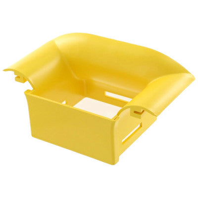 Leviton S4TRM-TRM | 4x4 Outlet Trumpet, Yellow