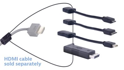 Liberty AV DL-AR1651 | Universal HDMI Adapter Ring Complete Assembly with 5 Adapters