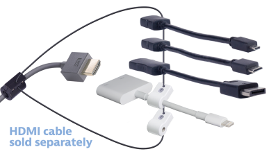 Liberty AV DL-AR2551 | Base Security Clamp, Cable and Hardware For DL-AR System 2 Security