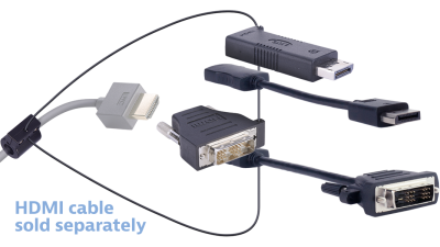 Liberty AV DL-AR2591 | Base Security Clamp, Cable and Hardware For DL-AR System Adapter
