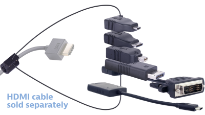 Liberty AV DL-AR2600 | Base Security Clamp, Cable and Hardware For DL-AR System Adapter