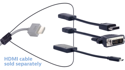 Liberty AV DL-AR2729 | Base Security Clamp, Cable and Hardware For DL-AR System Adapter