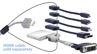 Liberty AV DL-AR2788 | Universal HDMI Adapter Ring Complete Assembly with 5 Adapters