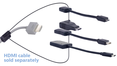Liberty AV DL-AR2888 | Base Security Clamp, Cable and Hardware For DL-AR System Adapter
