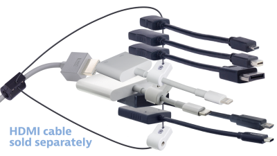 Liberty AV DL-AR3004 | Base Security Clamp, Cable and Hardware For DL-AR System 3 Security