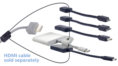 Liberty AV DL-AR3007 | Universal HDMI Adapter Ring Complete Assembly with 5 Adapters
