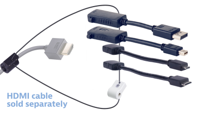 Liberty AV DL-AR3967 | Base Security Clamp, Cable and Hardware For DL-AR System Security