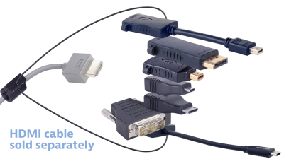 Liberty AV DL-AR4004 | Base Security Clamp, Cable and Hardware For DL-Ar System 4K Mini