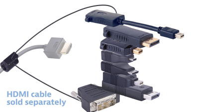 Liberty AV DL-AR4139 | Base Security Clamp, Cable and Hardware For DL-Ar System 4K Mini