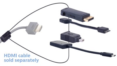 Liberty AV DL-AR4148 | Base Security Clamp, Cable and Hardware For DL-AR System Adapter