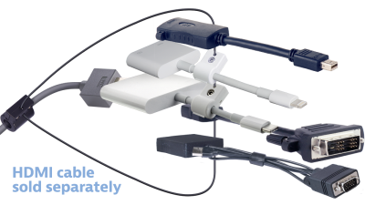 Liberty AV DL-AR4189 | Base Security Clamp, Cable and Hardware For DL-AR System 2 Security
