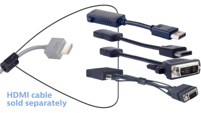 Liberty AV DL-AR4231 | Base Security Clamp, Cable and Hardware For DL-AR System 4K