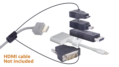 Liberty AV DL-AR424 | Patented Adapter Security Ring Configuration