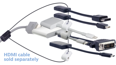 Liberty AV DL-AR4425 | Universal HDMI Adapter Ring Complete Assembly with 5 Adapters