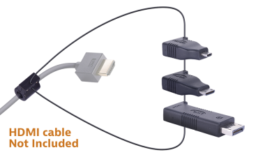 Liberty AV DL-AR447 | Patented Adapter Security Ring Configuration