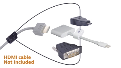 Liberty AV DL-AR462 | Universal HDMI Adapter Ring Complete Assembly with 5 Adapters