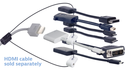 Liberty AV DL-AR4743 | Universal HDMI Adapter Ring Complete Assembly with 5 Adapters
