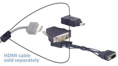 Liberty AV DL-AR4764 | Base Security Clamp, Cable and Hardware For DL-AR System VGA + USB
