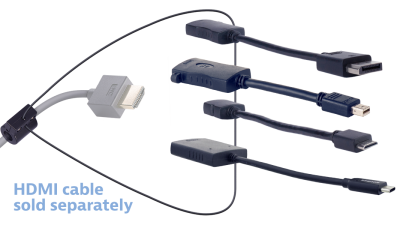 Liberty AV DL-AR4893 | Base Security Clamp, Cable and Hardware For DL-AR System Adapter