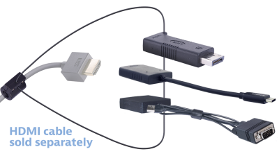 Liberty AV DL-AR4921 | Base Security Clamp, Cable and Hardware For DL-AR System Adapter