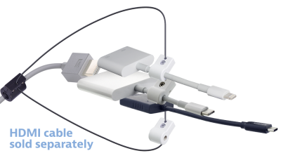 Liberty AV DL-AR4928 | Base Security Clamp, Cable and Hardware For DL-AR System 3 Security