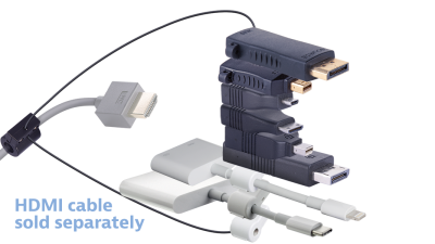 Liberty AV DL-AR4954 | Base Security Clamp, Cable and Hardware For DL-AR System 3 Security