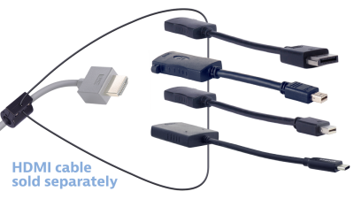 Liberty AV DL-AR4976 | Base Security Clamp, Cable and Hardware For DL-AR System Adapter