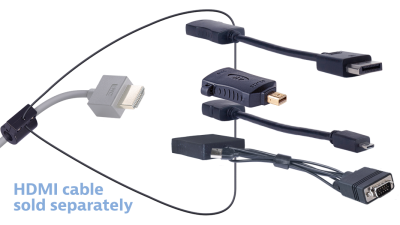 Liberty AV DL-AR5196 | Base Security Clamp, Cable and Hardware For DL-AR System Adapter