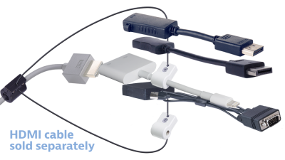 Liberty AV DL-AR5277 | Base Security Clamp, Cable and Hardware For DL-AR System 2 Security