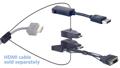 Liberty AV DL-AR5611 | Universal HDMI Adapter Ring Complete Assembly with 5 Adapters