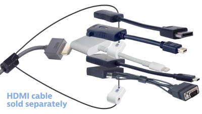 Liberty AV DL-AR6875 | Universal HDMI Adapter Ring Complete Assembly with 5 Adapters