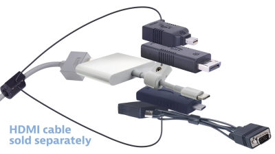 Liberty AV DL-AR7139 | Universal HDMI Adapter Ring Complete Assembly with 5 Adapters