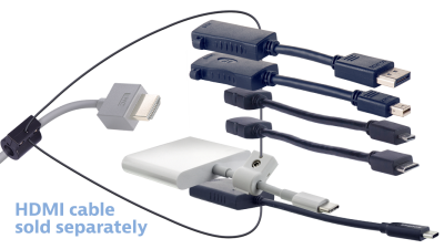 Liberty AV DL-AR7228 | Universal HDMI Adapter Ring Complete Assembly with 5 Adapters