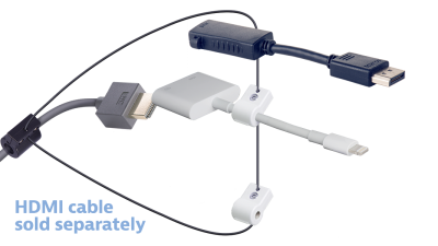 Liberty AV DL-AR7254 | Universal HDMI Adapter Ring Complete Assembly with 5 Adapters