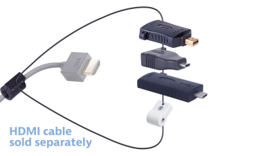 Liberty AV DL-AR7548 | Universal HDMI Adapter Ring Complete Assembly with 5 Adapters