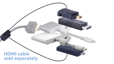 Liberty AV DL-AR7821 | Universal HDMI Adapter Ring Complete Assembly with 5 Adapters