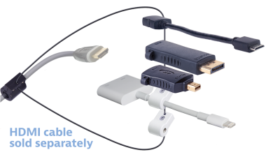 Liberty AV DL-AR9597 | Universal HDMI Adapter Ring Complete Assembly with 5 Adapters