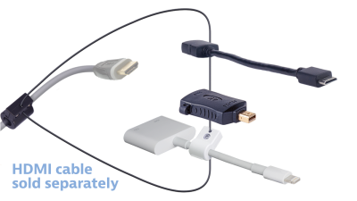 Liberty AV DL-AR9599 | Universal HDMI Adapter Ring Complete Assembly with 5 Adapters