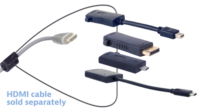 Liberty AV DL-AR9743 | Universal HDMI Adapter Ring Complete Assembly with 5 Adapters