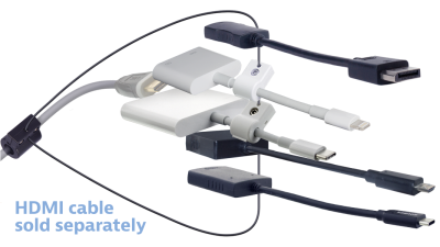 Liberty AV DL-AR9766 | Universal HDMI Adapter Ring Complete Assembly with 5 Adapters