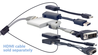 Liberty AV DL-AR9991 | Universal HDMI Adapter Ring Complete Assembly with 5 Adapters