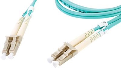 Liberty AV DMM10LCLC-002M | 6.56" Fibertron Duplex Fiber Optic Patch cable OM3 Laser Optimized Multimode LC-LC